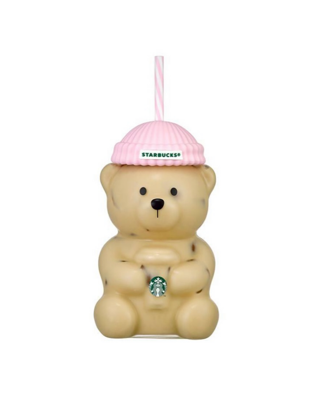 Pink Starbies Glass Bear Cup (Pre-Order)