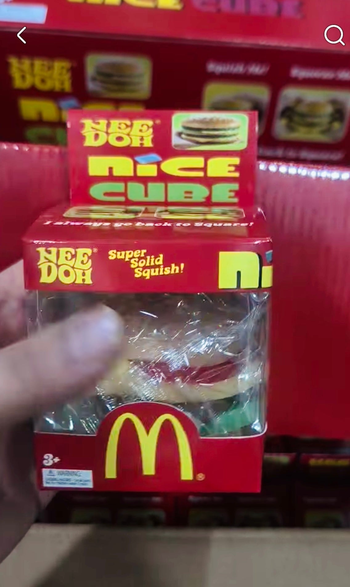 McDonalds Squishy Burger RARE