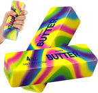Viral Butter Squishy - Yellow / Rainbow