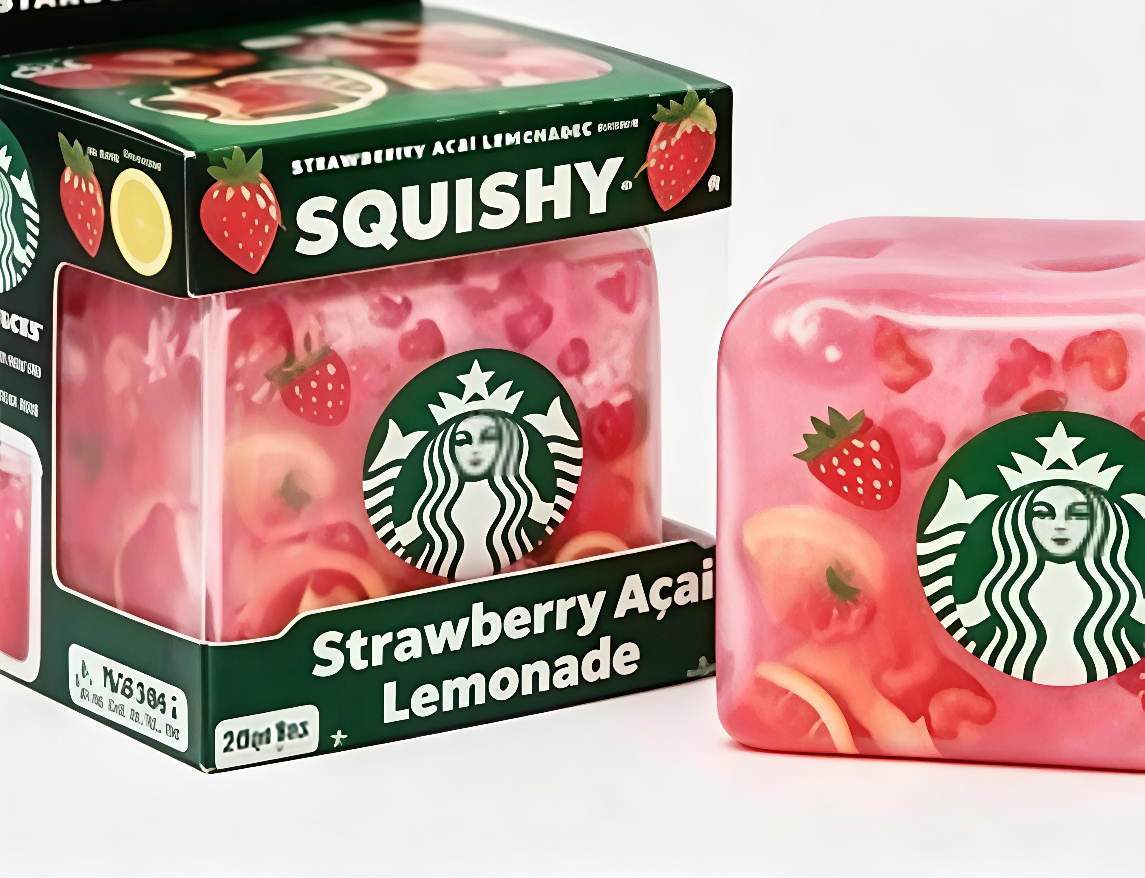 Starbucks Squishy - Strawberry Acai Lemonade (Pre-Order)