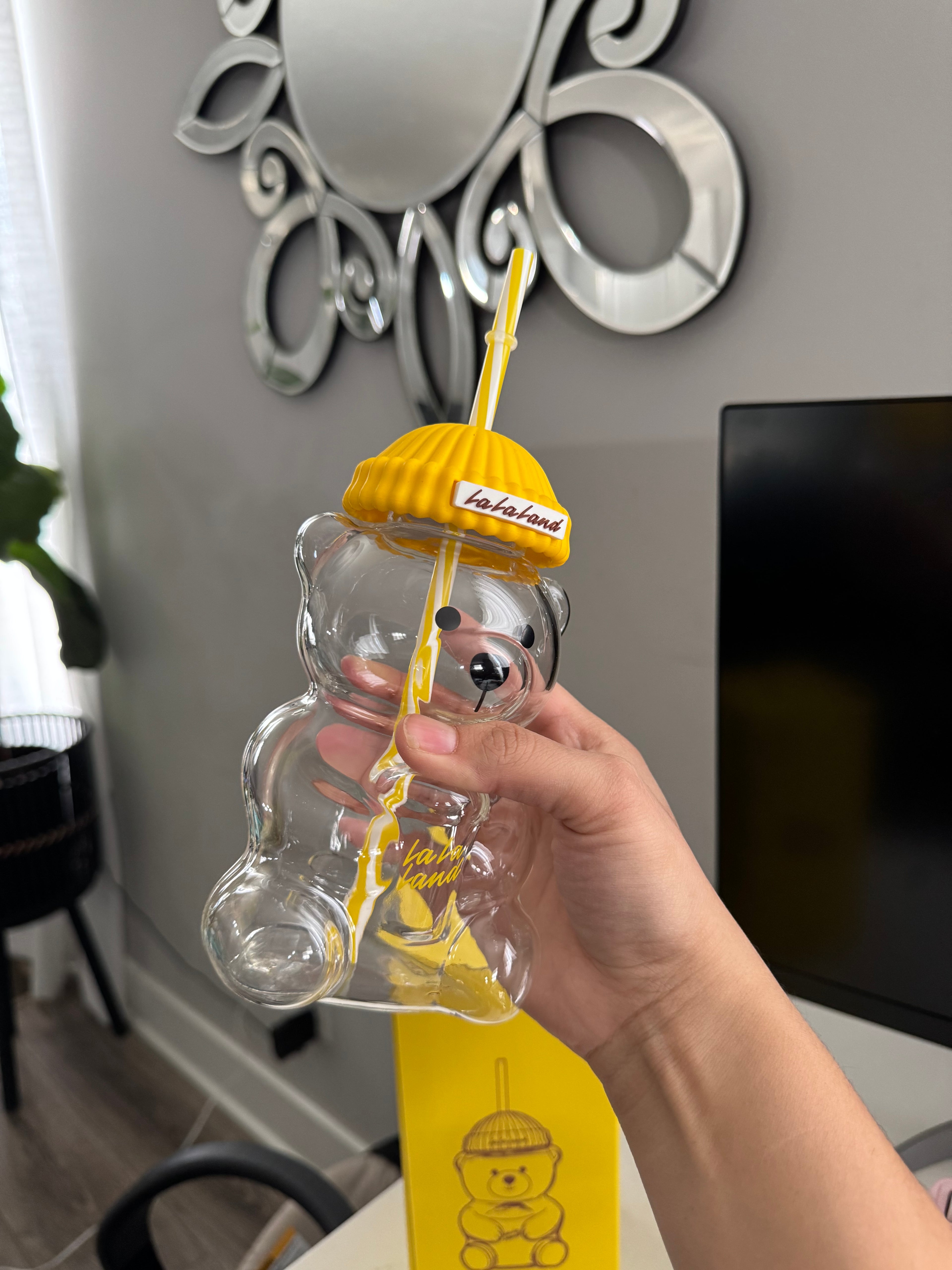 La La Land Glass Bear Cup
