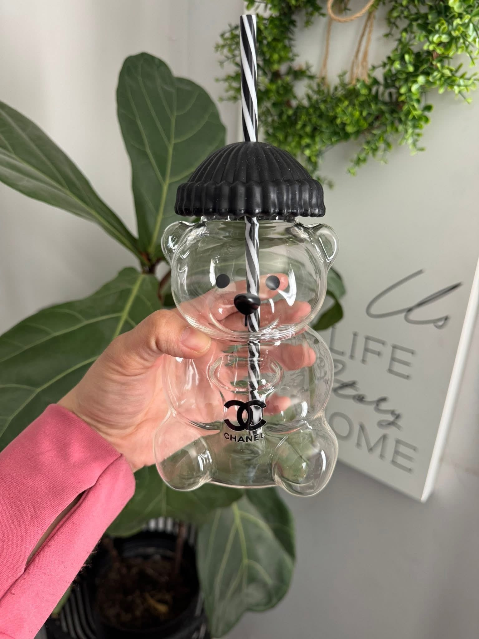 Chanel Glass Bear Cup