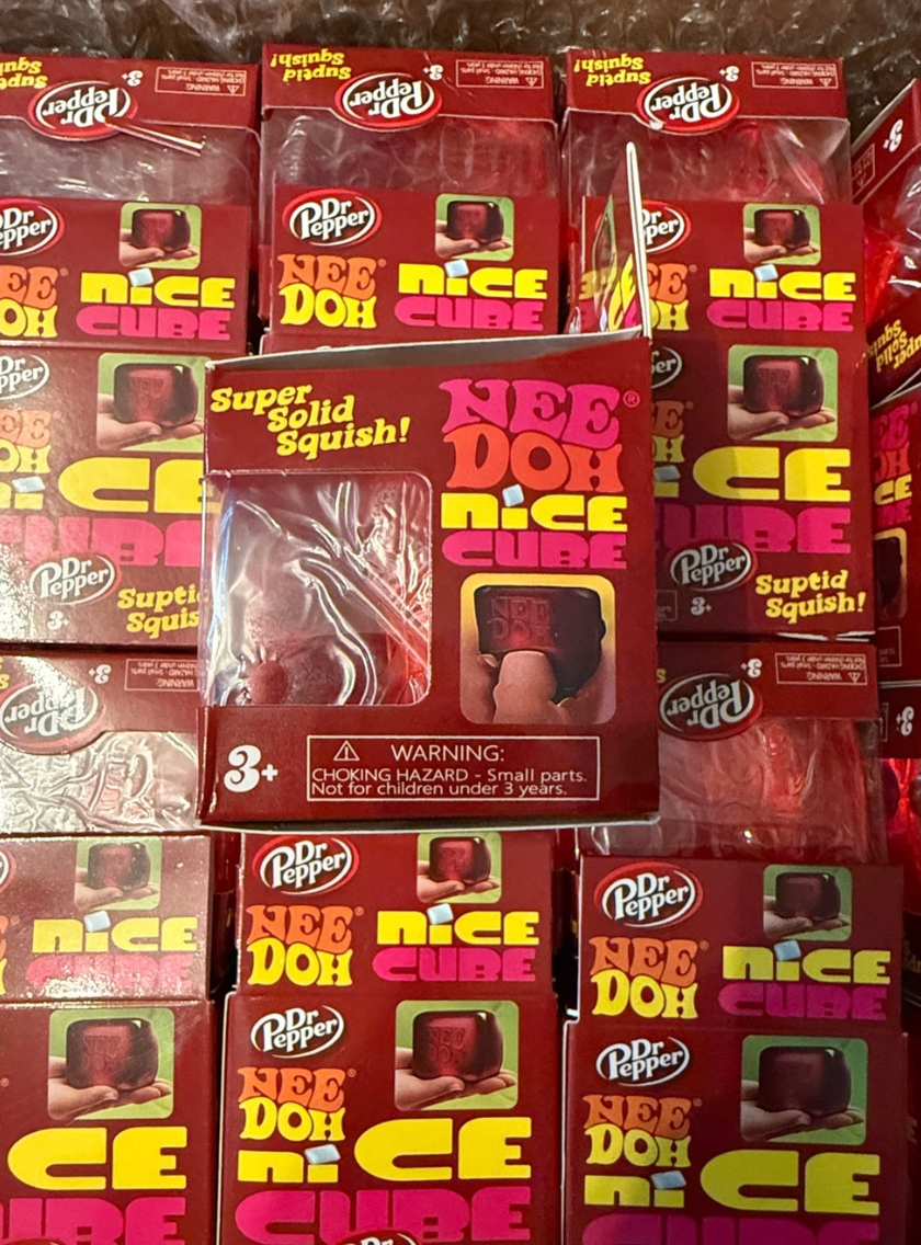 Dr.Pepper Squishy Cube (In Stock)
