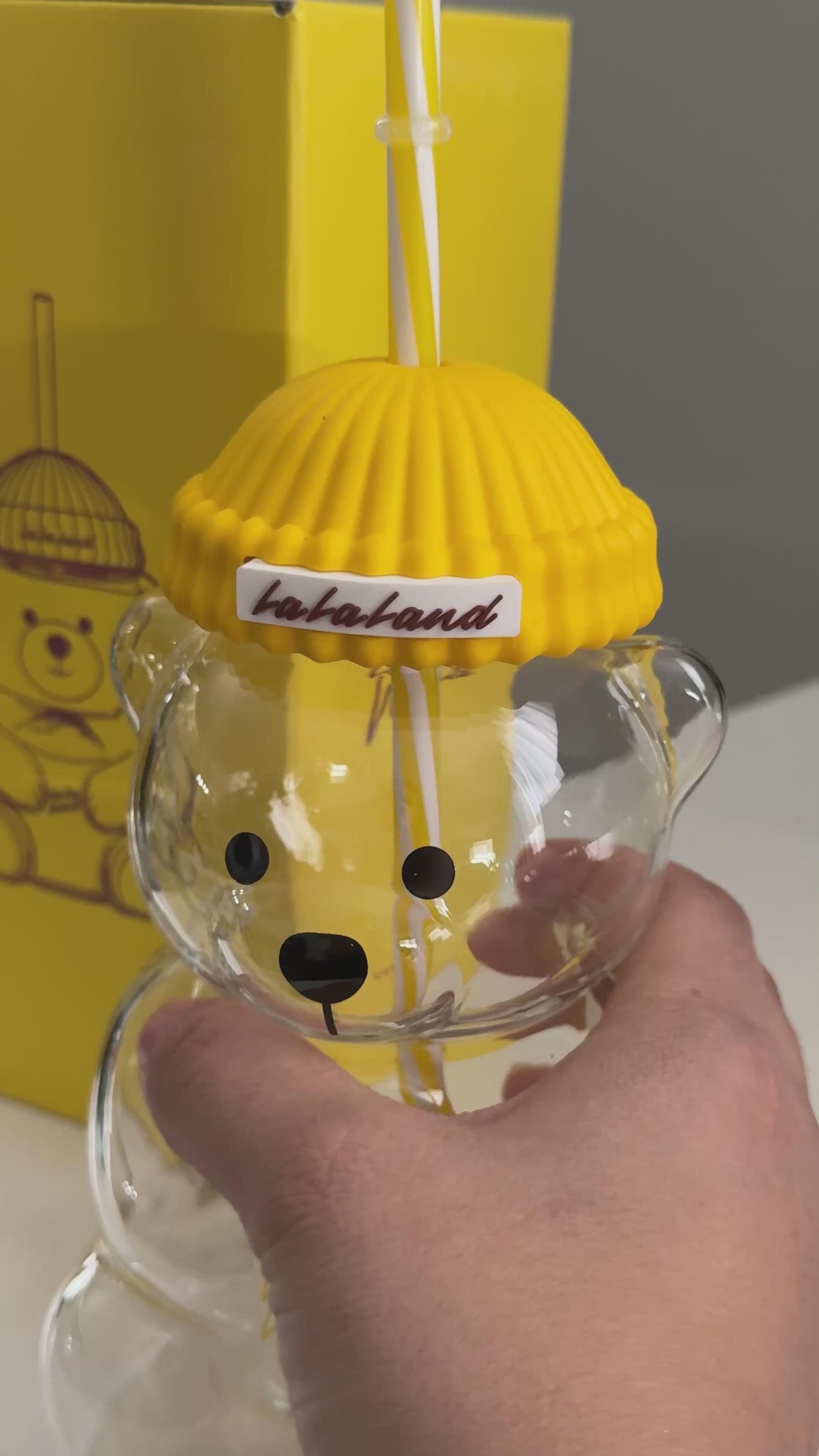 La La Land Glass Bear Cup